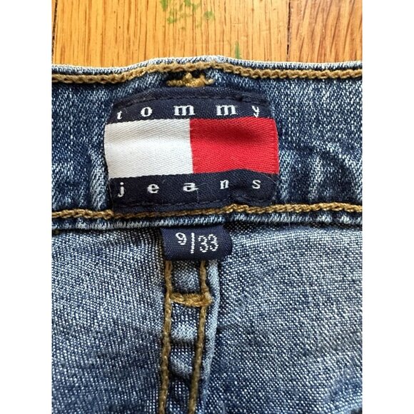 Tommy Hilfiger Jeans Womens 9/33 Jill Jean Flared Mid Rise Med Wash Stretch - Picture 3 of 9